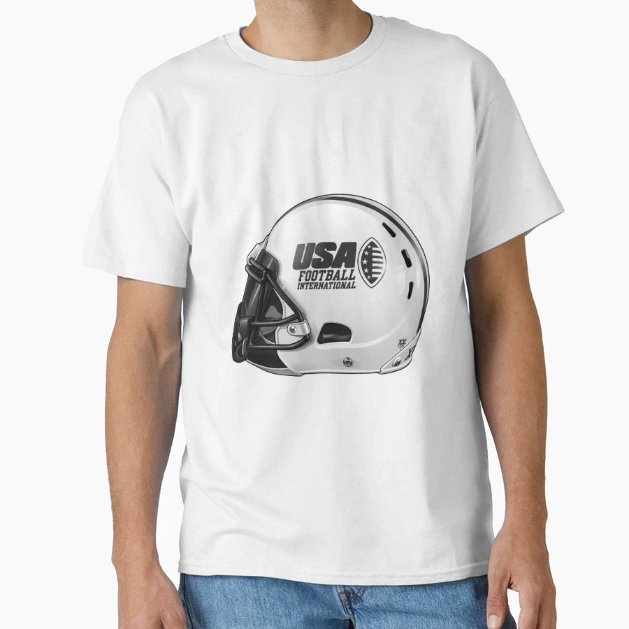 American Football Helmet Usa T-Shirt - Novelty Apparel for Adults - T-Shirt, Sweatshirt, Hoodie