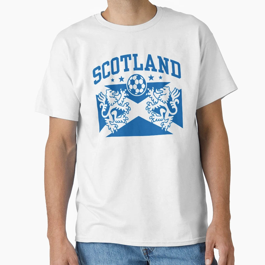 Scotland Soccer T-Shirt - Custom Art Print for Adults - T-Shirt, Sweatshirt, Hoodie