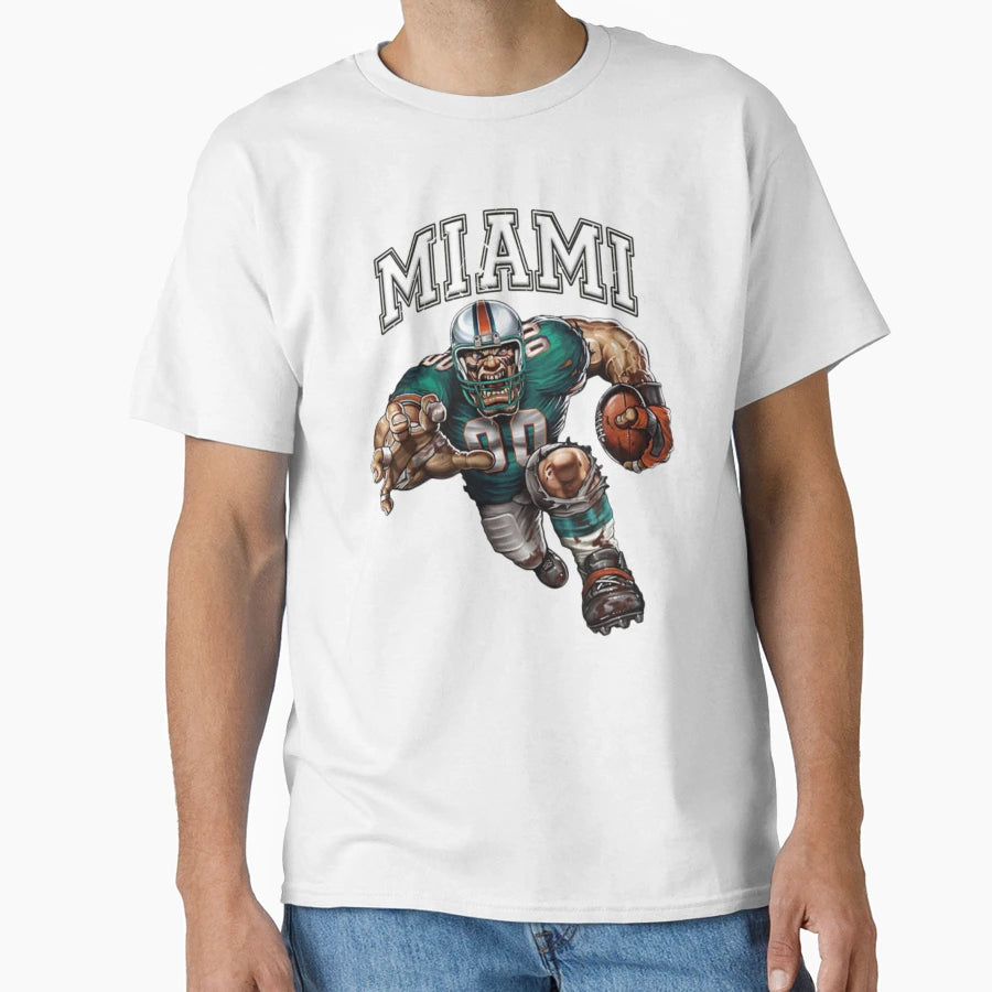 Miami Football Detroit Football Lions T-Shirt - Unique Graphic for Adults - T-Shirt, Sweatshirt, Hoodie