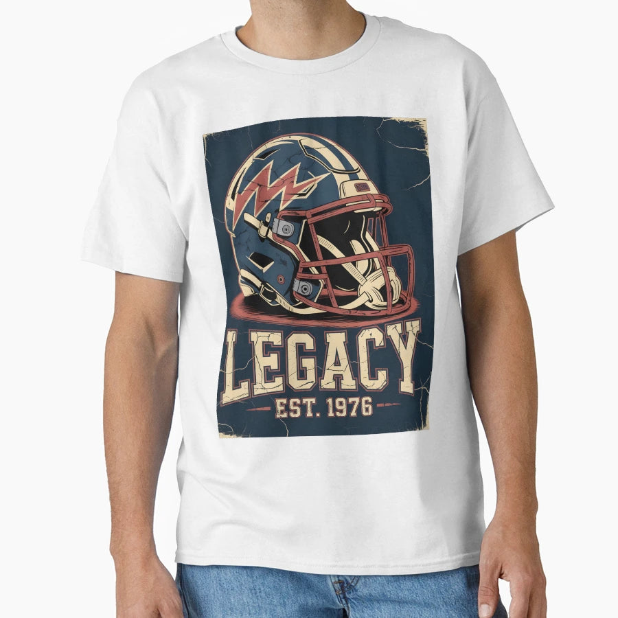 Nfl Football Legacy Distressed T-Shirt - Aesthetic Graphic Men Women - T-Shirt, Sweatshirt, Hoodie