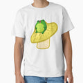 Frog On Yellow Mushroom by Cutsiecottage - Adult & Kids T-Shirts, Sweatshirts & Hoodies apparel design preview 1