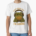 Can't Hear You I'm Gaming Frog Headphones Funny by - Adult & Kids T-Shirts, Sweatshirts & Hoodies apparel design preview 1