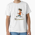 Little Playing Soccer T-Shirt - Custom Art Print Men Women - T-Shirt, Sweatshirt, Hoodie
