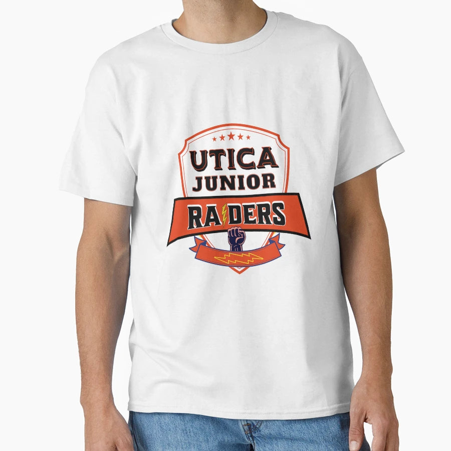 Utica Junior Raiders T-Shirt - Trendy Graphic Men Women - T-Shirt, Sweatshirt, Hoodie