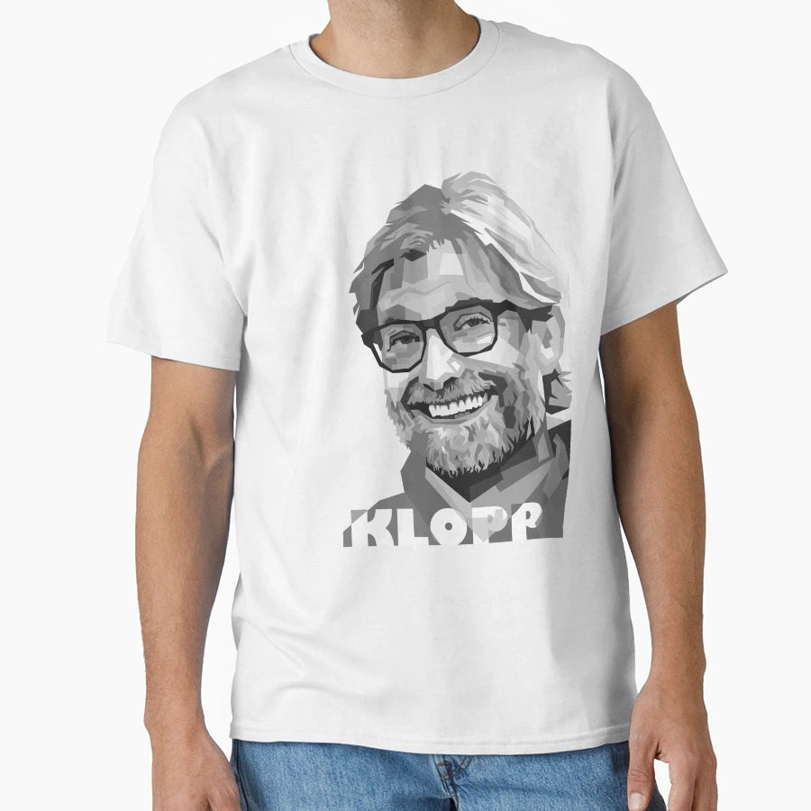 Jurgen Klopp Illustratration T-Shirt - Casual Everyday Wear for Adults - T-Shirt, Sweatshirt, Hoodie