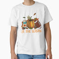 Pumpkin Spice Football Tis Season T-Shirt - Aesthetic Graphic Men Women - T-Shirt, Sweatshirt, Hoodie