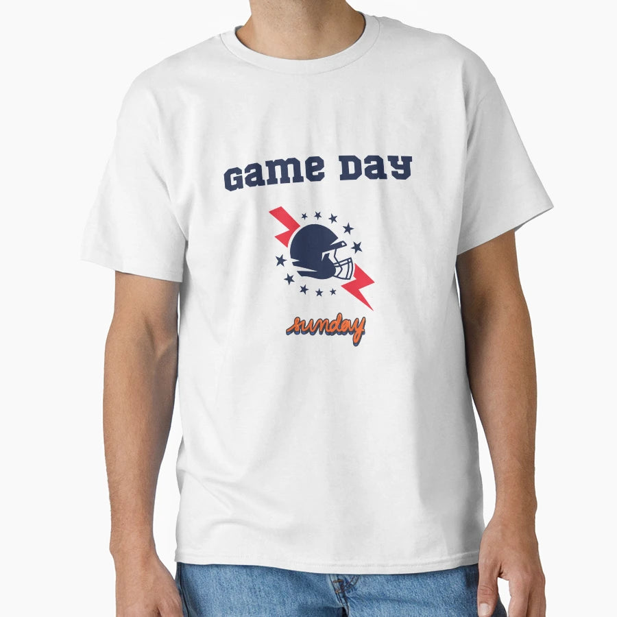 Football Game Day T-Shirt - Minimalist Print for Adults - T-Shirt, Sweatshirt, Hoodie