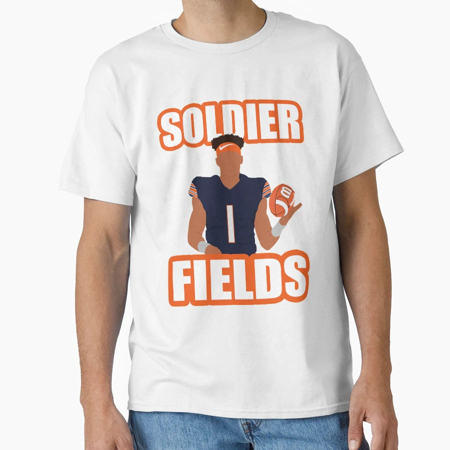 Justin Fields T-Shirt - Unique Graphic for Adults - T-Shirt, Sweatshirt, Hoodie