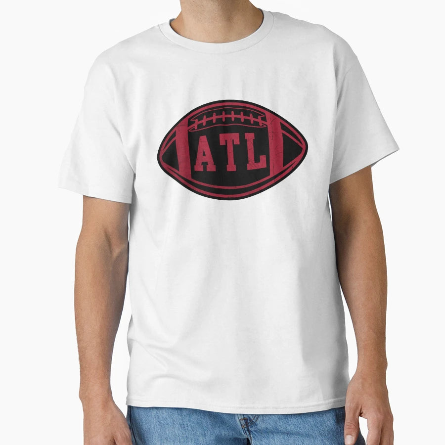 Atlanta Throwback Football T-Shirt - Graphic Print for Adults - T-Shirt, Sweatshirt, Hoodie