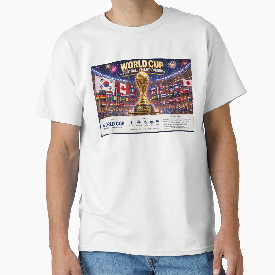 Global Soccer Celebration 2026 T-Shirt - Casual Everyday Wear Unisex - T-Shirt, Sweatshirt, Hoodie