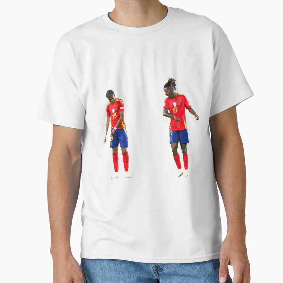 Lamine Yamal Nico Williams T-Shirt - Novelty Apparel for Adults - T-Shirt, Sweatshirt, Hoodie
