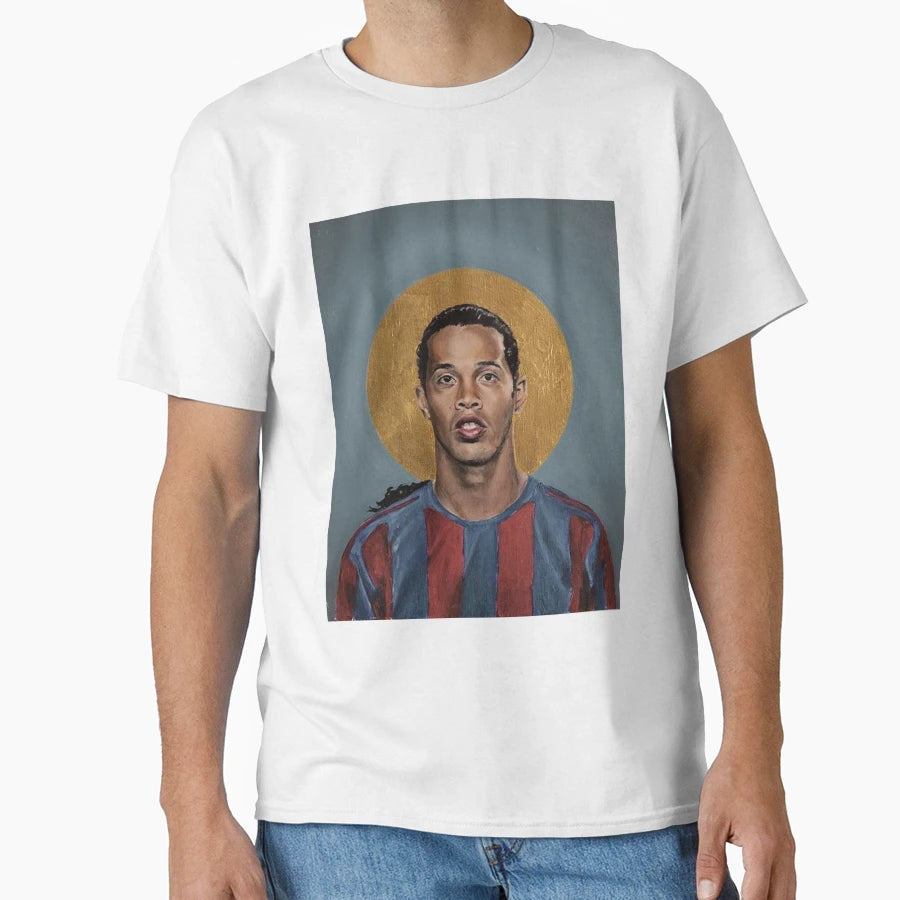 Art Ronaldinho Painting T-Shirt - Aesthetic Graphic for Adults - T-Shirt, Sweatshirt, Hoodie