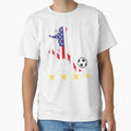 Play Like Usa United States Womens T-Shirt - Aesthetic Graphic for Adults - T-Shirt, Sweatshirt, Hoodie