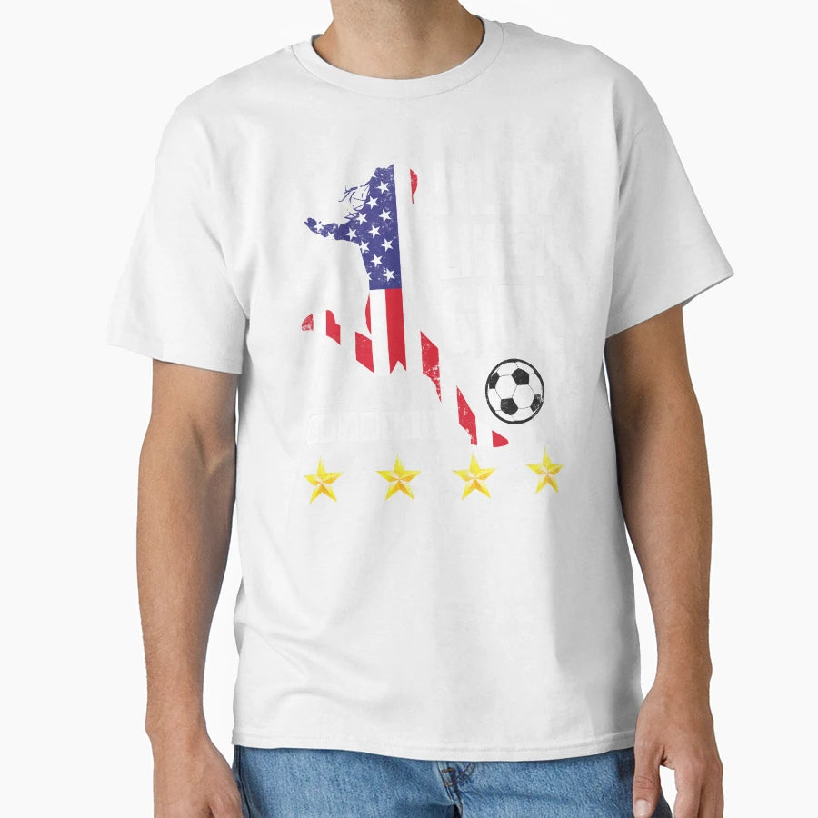 Play Like Usa United States Womens T-Shirt - Aesthetic Graphic for Adults - T-Shirt, Sweatshirt, Hoodie