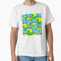 Football Match Cartoon Strip T-Shirt - Aesthetic Graphic for Adults - T-Shirt, Sweatshirt, Hoodie