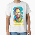 Neymar Jr Joga Bonito Pop Art T-Shirt - Fun Novelty Design for Adults - T-Shirt, Sweatshirt, Hoodie
