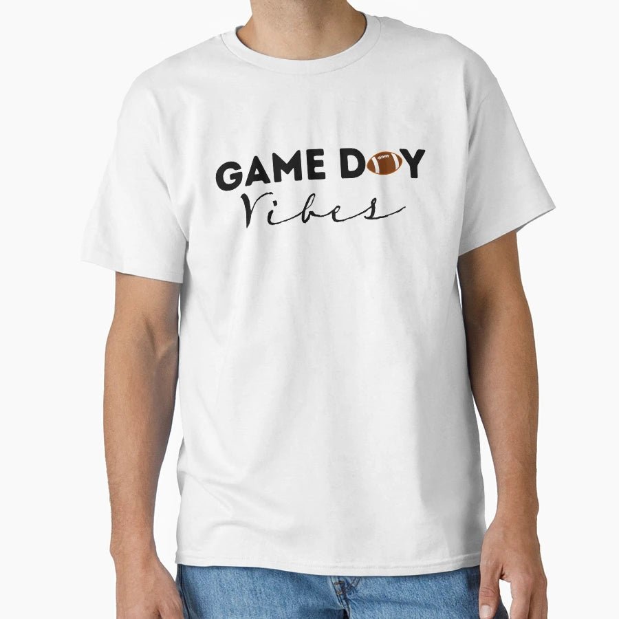 Game Day Vibes T-Shirt - Minimalist Print Men Women - T-Shirt, Sweatshirt, Hoodie