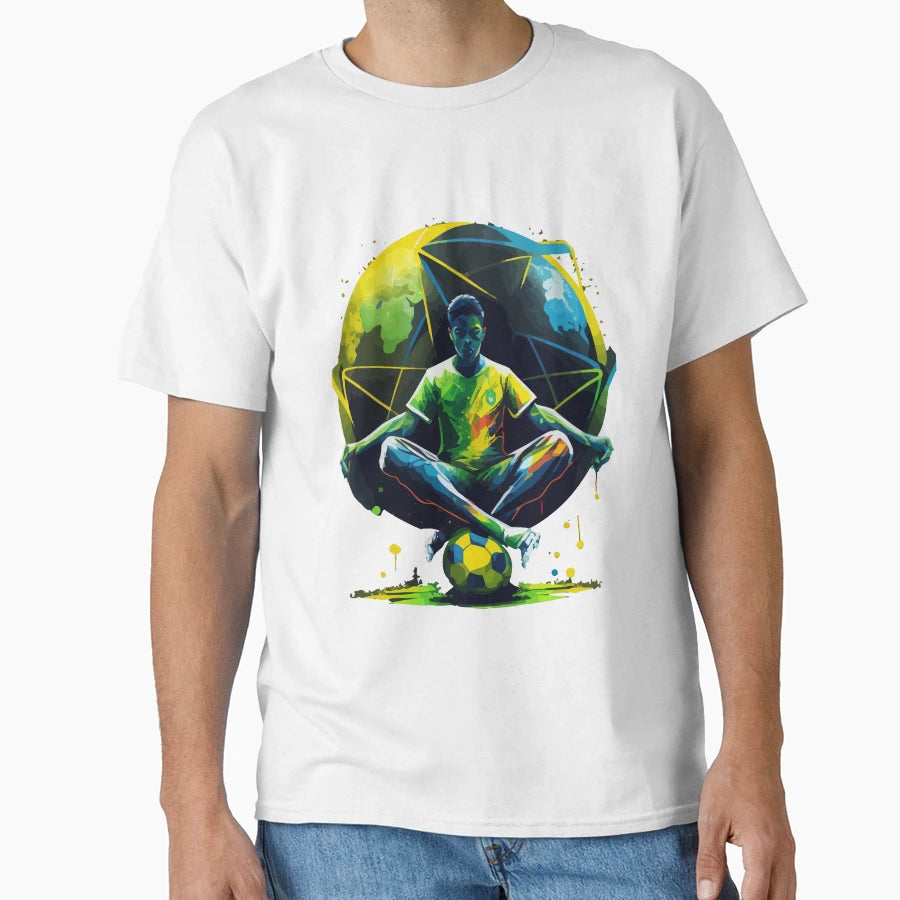 Brazil Soccer Magic Artwork T-Shirt - Aesthetic Graphic Men Women - T-Shirt, Sweatshirt, Hoodie