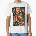 Football Pin Up T-Shirt - Streetwear Style Men Women - T-Shirt, Sweatshirt, Hoodie