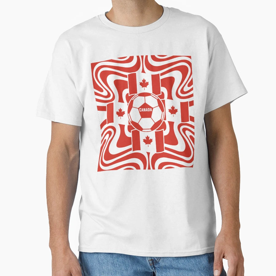 Canada International Football T-Shirt - Trendy Graphic Unisex - T-Shirt, Sweatshirt, Hoodie