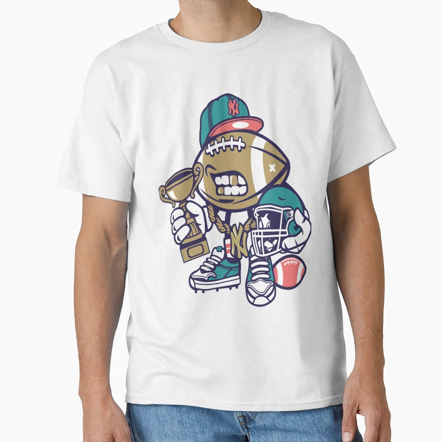 Football Champion T-Shirt - Graphic Print Unisex - T-Shirt, Sweatshirt, Hoodie
