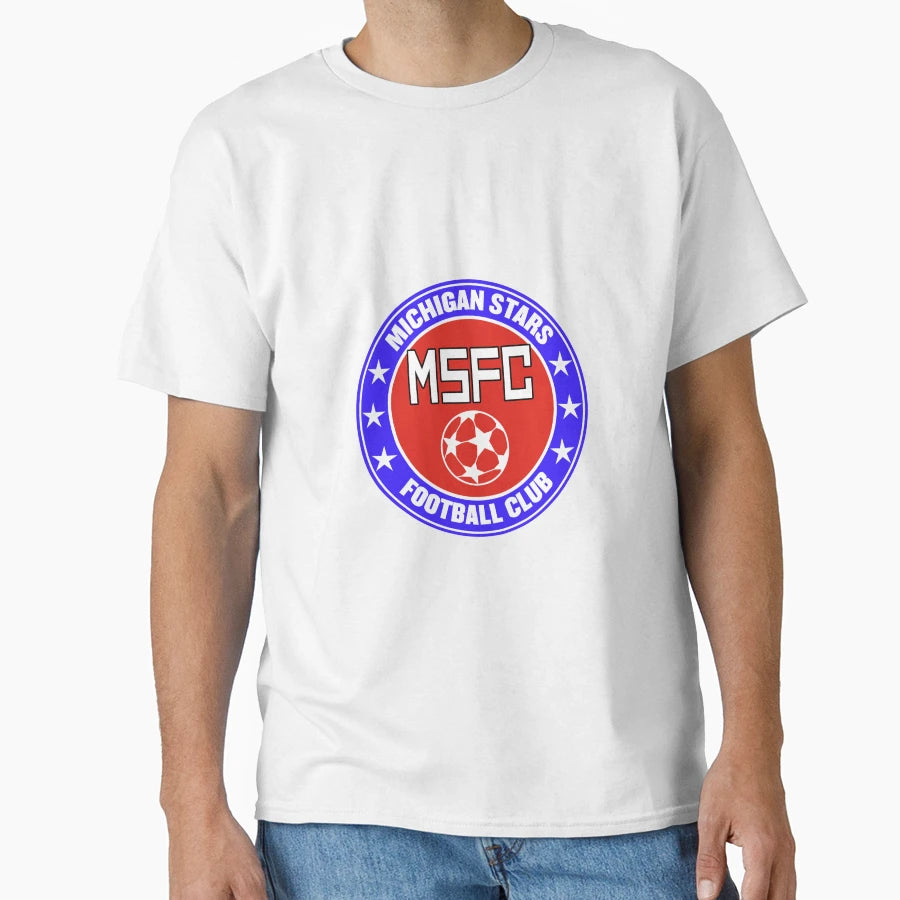 Michigan Stars Fc Logo T-Shirt - Aesthetic Graphic for Adults - T-Shirt, Sweatshirt, Hoodie