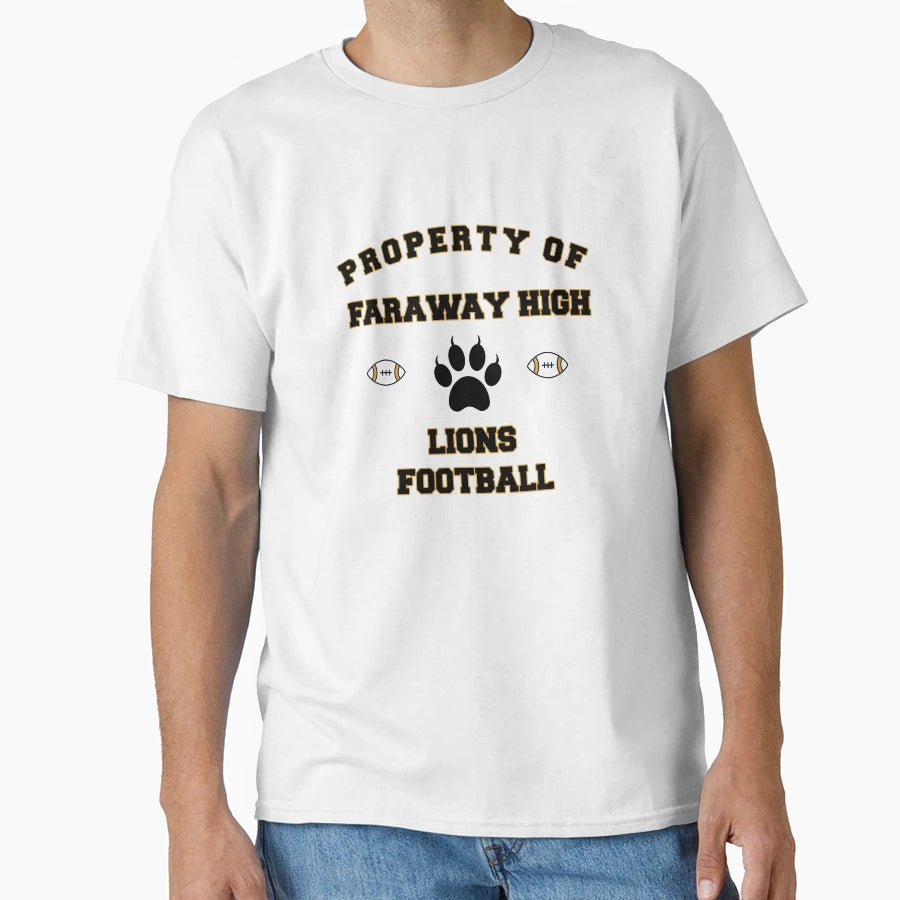 Faraway High Varsity Football T-Shirt - Trendy Graphic for Adults - T-Shirt, Sweatshirt, Hoodie