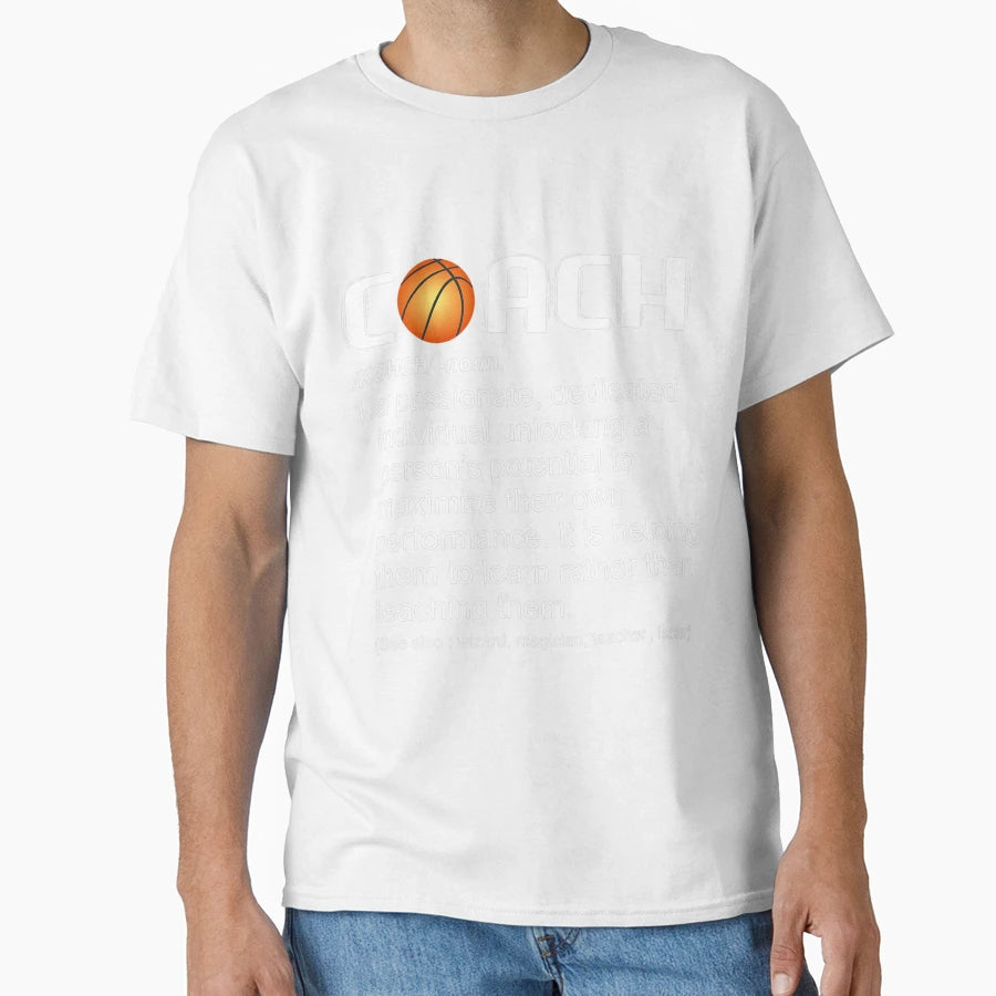 Coach Basketball Coaching Gift T-Shirt - Aesthetic Graphic for Adults - T-Shirt, Sweatshirt, Hoodie
