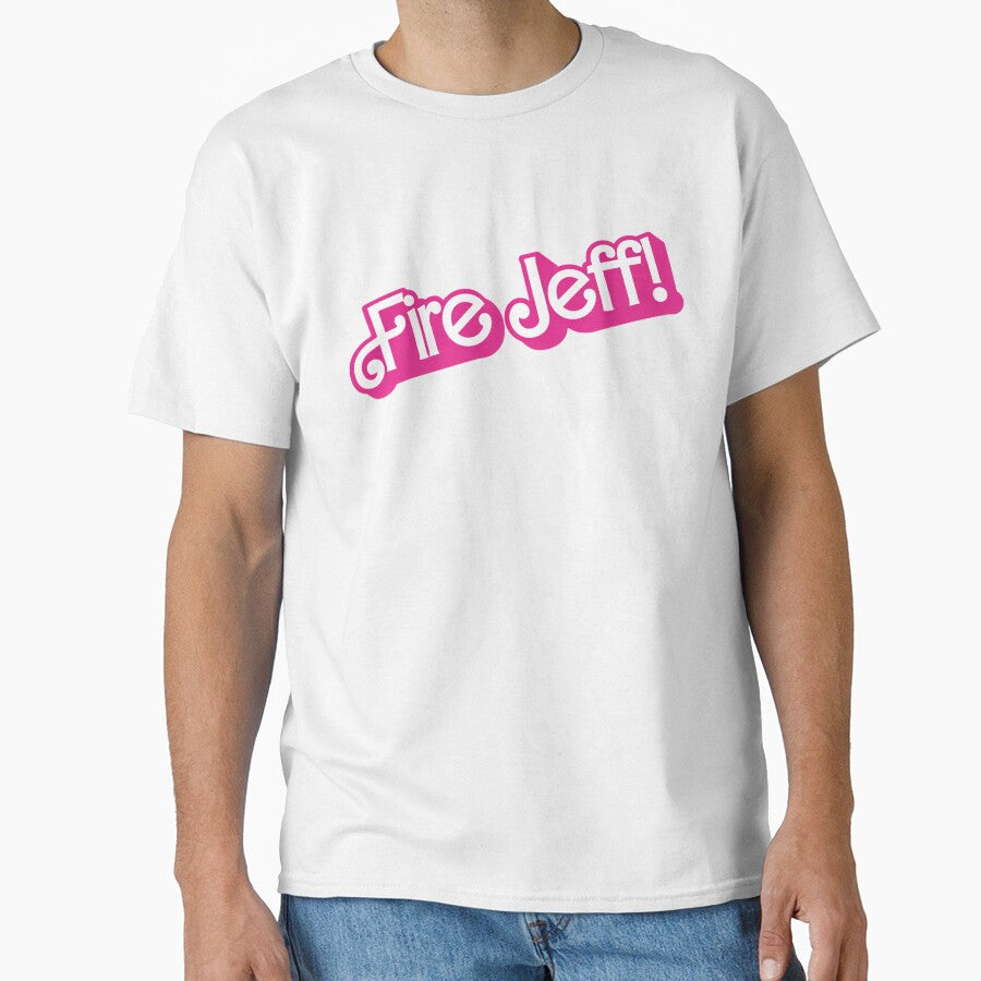 Fire Jeff Funny Bold Pink Quote Graphic by - Adult & Kids T-Shirts, Sweatshirts & Hoodies apparel design preview 1