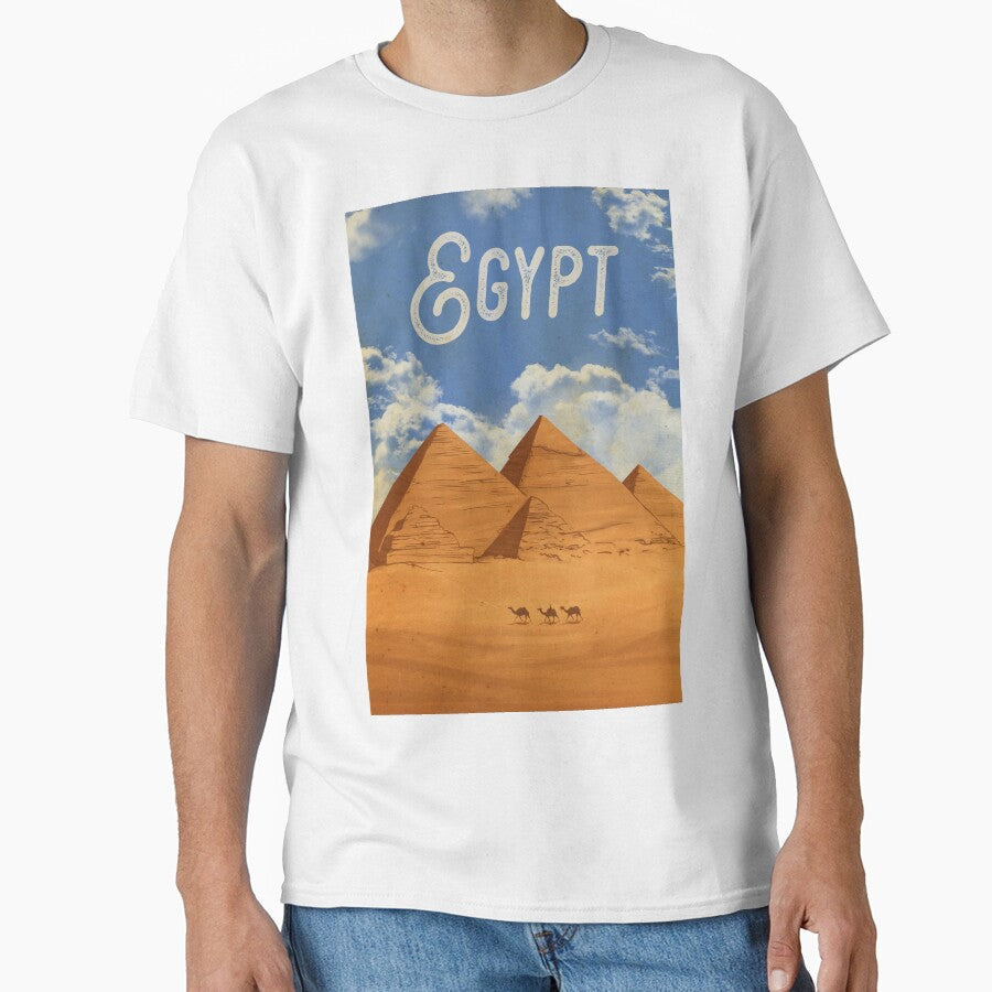 Egypt Travel Art by lynxcollection - Adult & Kids T-Shirts, Sweatshirts & Hoodies apparel design preview 1