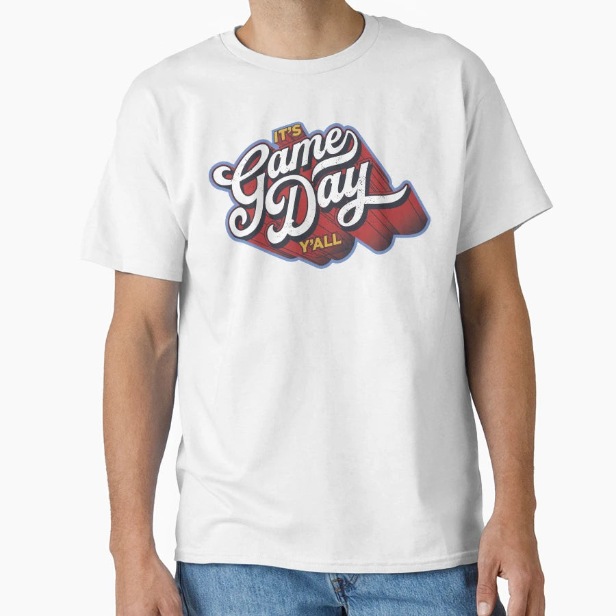 Its Game Day Yall Soccer Mom T-Shirt - Fun Novelty Design for Adults - T-Shirt, Sweatshirt, Hoodie