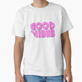 Violet Red Stripes 3D Retro Vintage Sans Serif - Adult & Kids T-Shirts, Sweatshirts & Hoodies apparel design preview 1