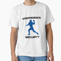 Quarterback Security Blue T-Shirt - Graphic Print for Adults - T-Shirt, Sweatshirt, Hoodie