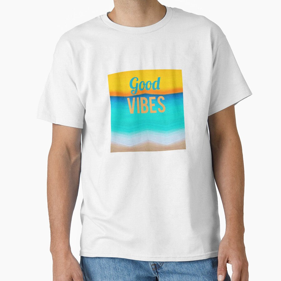 Good vibes by Groovy-Art - Adult & Kids T-Shirts, Sweatshirts & Hoodies apparel design preview 1