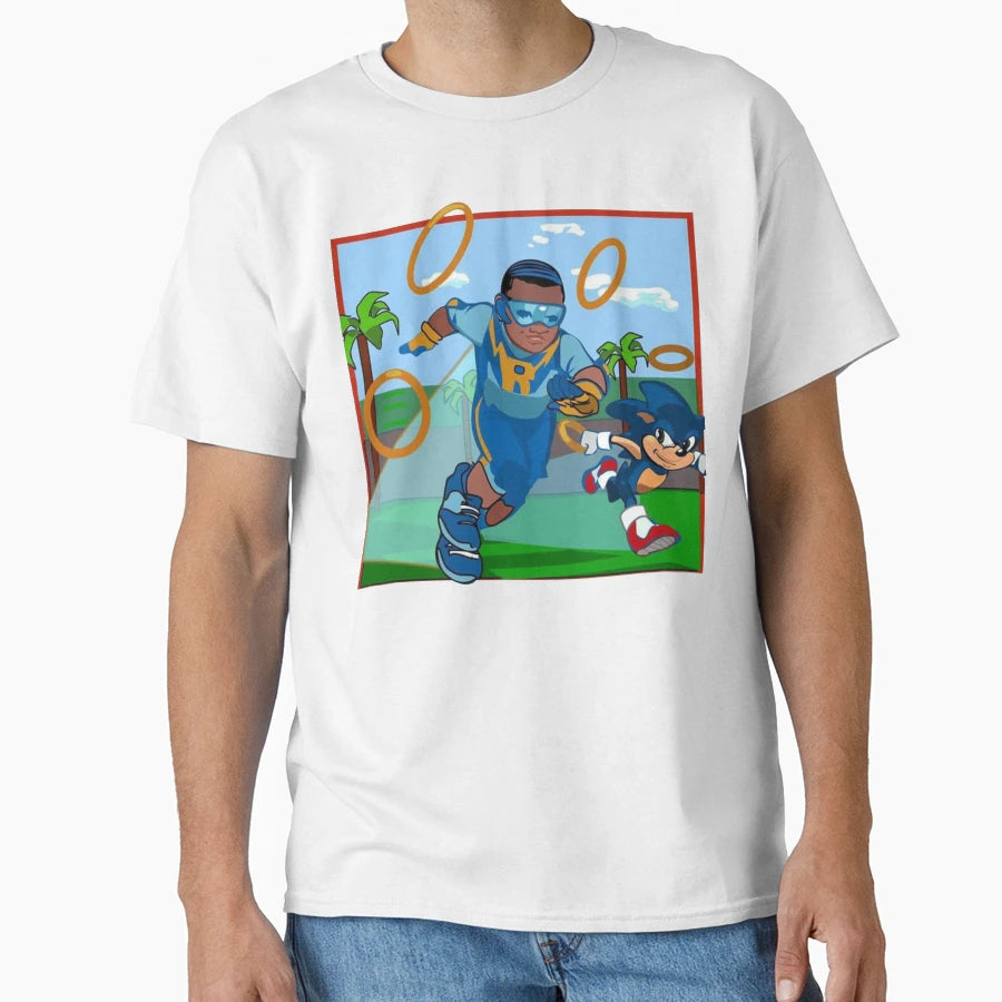Blue Rush 2 T-Shirt - Trendy Graphic Unisex - T-Shirt, Sweatshirt, Hoodie