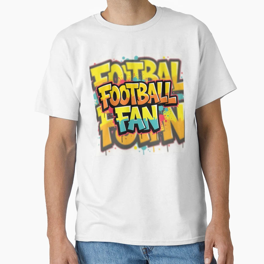 Football Theme T-Shirt - Custom Art Print Men Women - T-Shirt, Sweatshirt, Hoodie