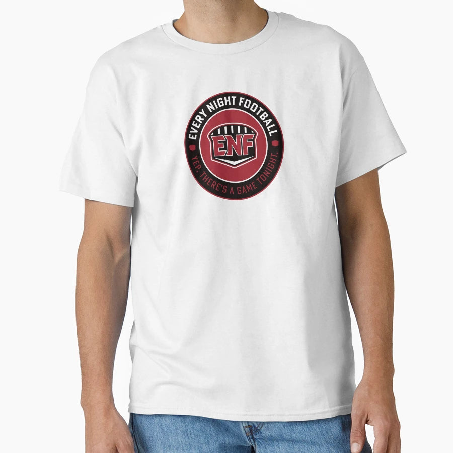 Every Night Football Circular Slogan T-Shirt - Graphic Print for Adults - T-Shirt, Sweatshirt, Hoodie