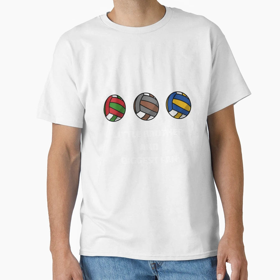 Little Brother And Biggest Fan T-Shirt - Custom Art Print Unisex - T-Shirt, Sweatshirt, Hoodie