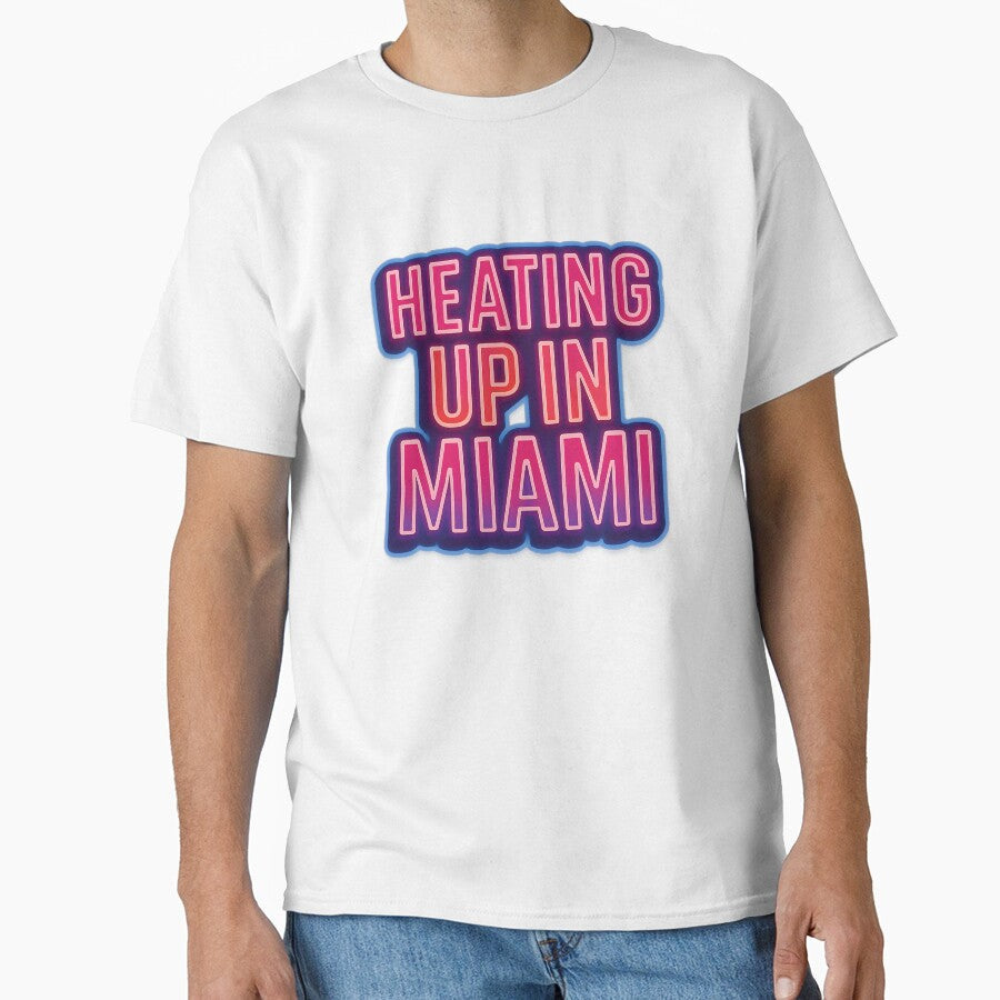 Heating Up in Miami Neon Pride Design by Haus Of Sin - Adult & Kids T-Shirts, Sweatshirts & Hoodies apparel design preview 1