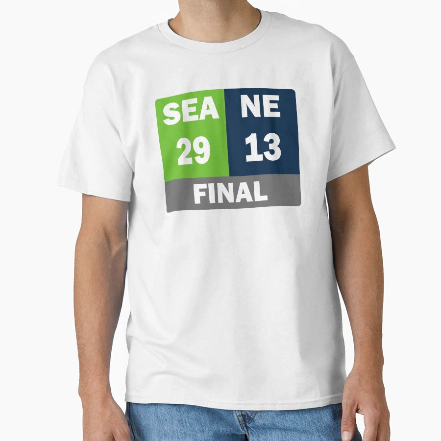 Super Bowl 2026 Final Score T-Shirt - Novelty Apparel Unisex - T-Shirt, Sweatshirt, Hoodie