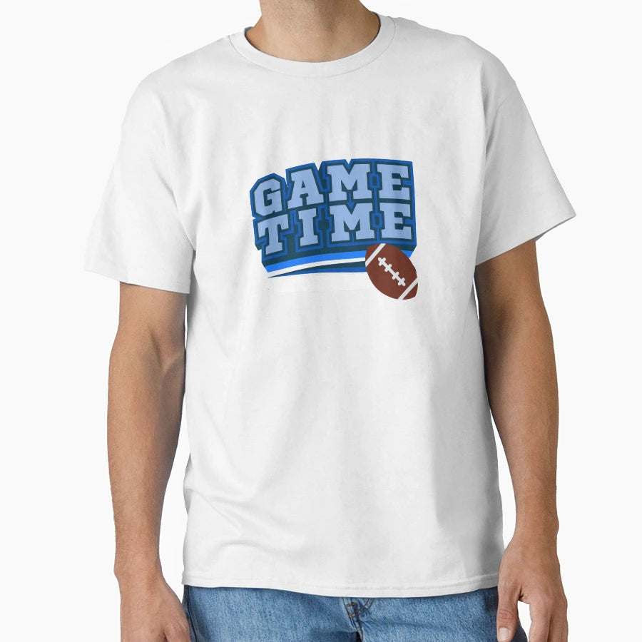 Game Time Football T-Shirt - Fun Novelty Design for Adults - T-Shirt, Sweatshirt, Hoodie