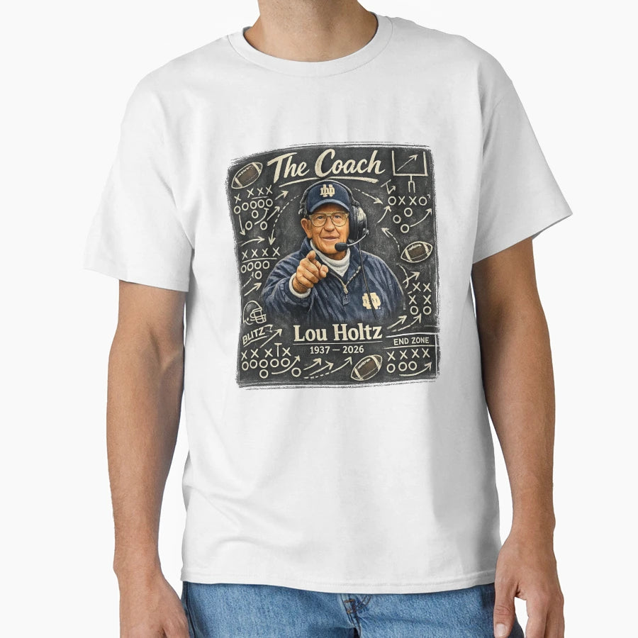 Lou Holtz Coach Memorial Tribute Legend T-Shirt - Trendy Graphic Unisex - T-Shirt, Sweatshirt, Hoodie