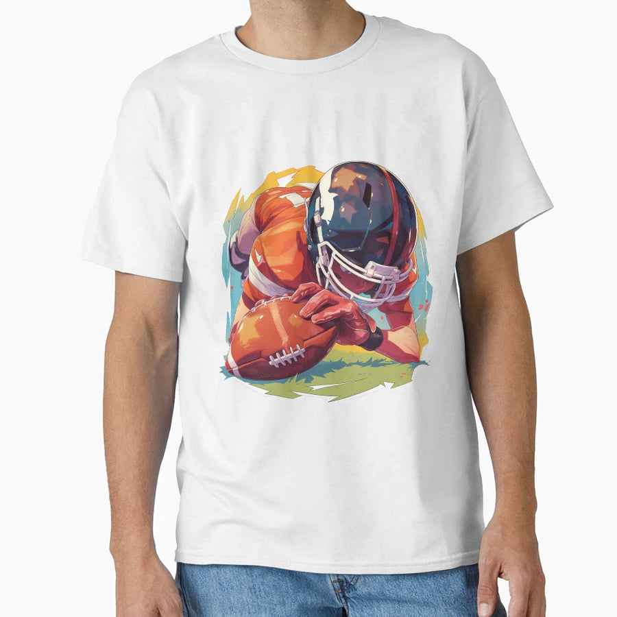 Football T-Shirt - Minimalist Print for Adults - T-Shirt, Sweatshirt, Hoodie