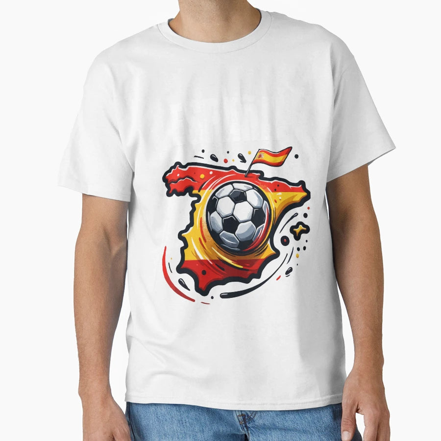 Spain Football 2024 T-Shirt - Trendy Graphic Unisex - T-Shirt, Sweatshirt, Hoodie