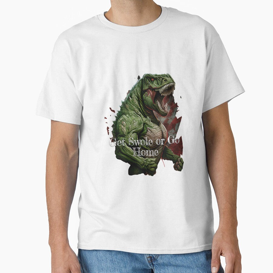 Get Swole or Go Home Bodybuilding Fitness Gym Workout - Adult & Kids T-Shirts, Sweatshirts & Hoodies apparel design preview 1