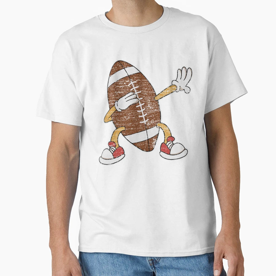 Dabbing Football Dab Footballer T-Shirt - Novelty Apparel for Adults - T-Shirt, Sweatshirt, Hoodie