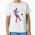 Soccer Football Player 04 T-Shirt - Minimalist Print Men Women - T-Shirt, Sweatshirt, Hoodie