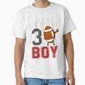 3 Three Year Birthday Football T-Shirt - Casual Everyday Wear for Adults - T-Shirt, Sweatshirt, Hoodie