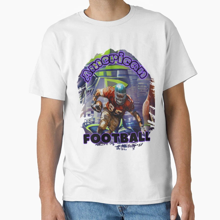 American Football T-Shirt - Graphic Print for Adults - T-Shirt, Sweatshirt, Hoodie