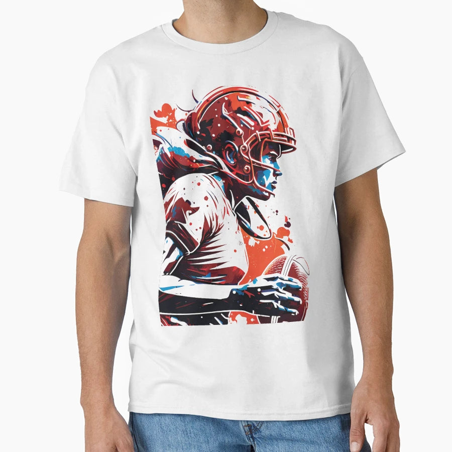 American Football Popular Sports T-Shirt - Graphic Print Men Women - T-Shirt, Sweatshirt, Hoodie